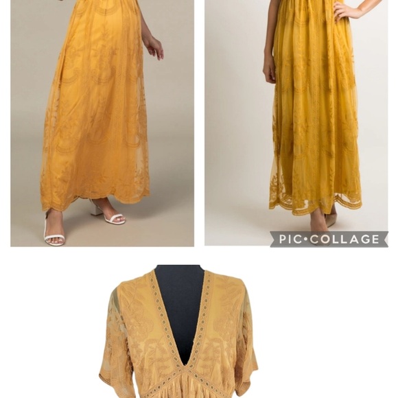 Pinkblush Dresses & Skirts - Elegant Mustard Maxi Skirt